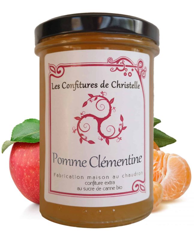 Confiture pomme clémentine bio artisanale - Les Confitures de Christelle