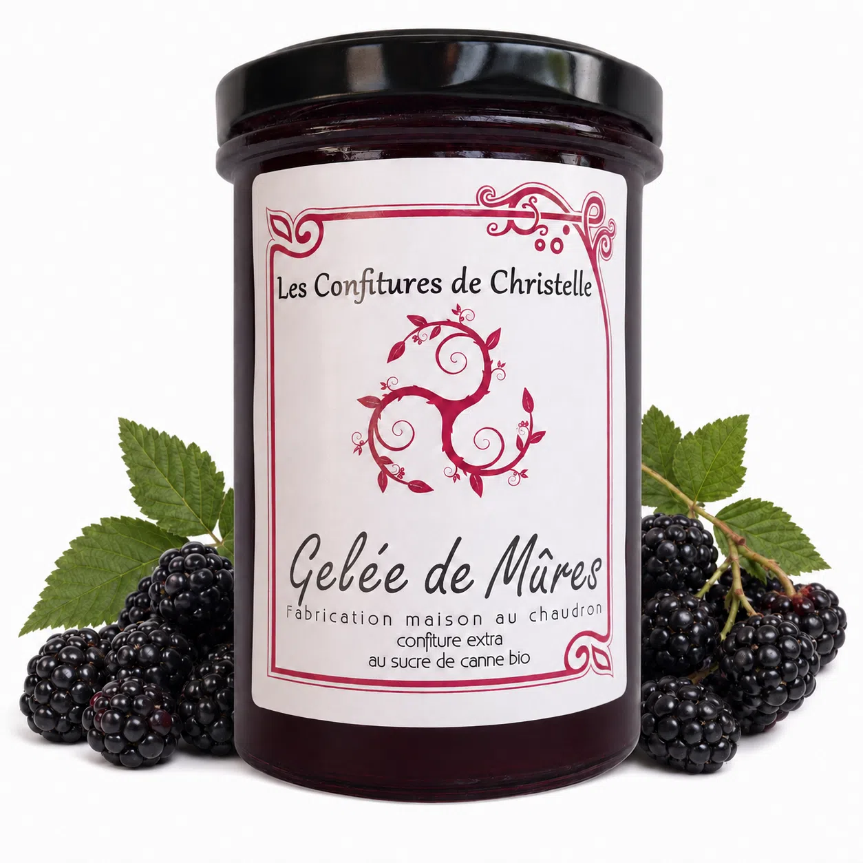 Gelée de mûres bio - 250 g