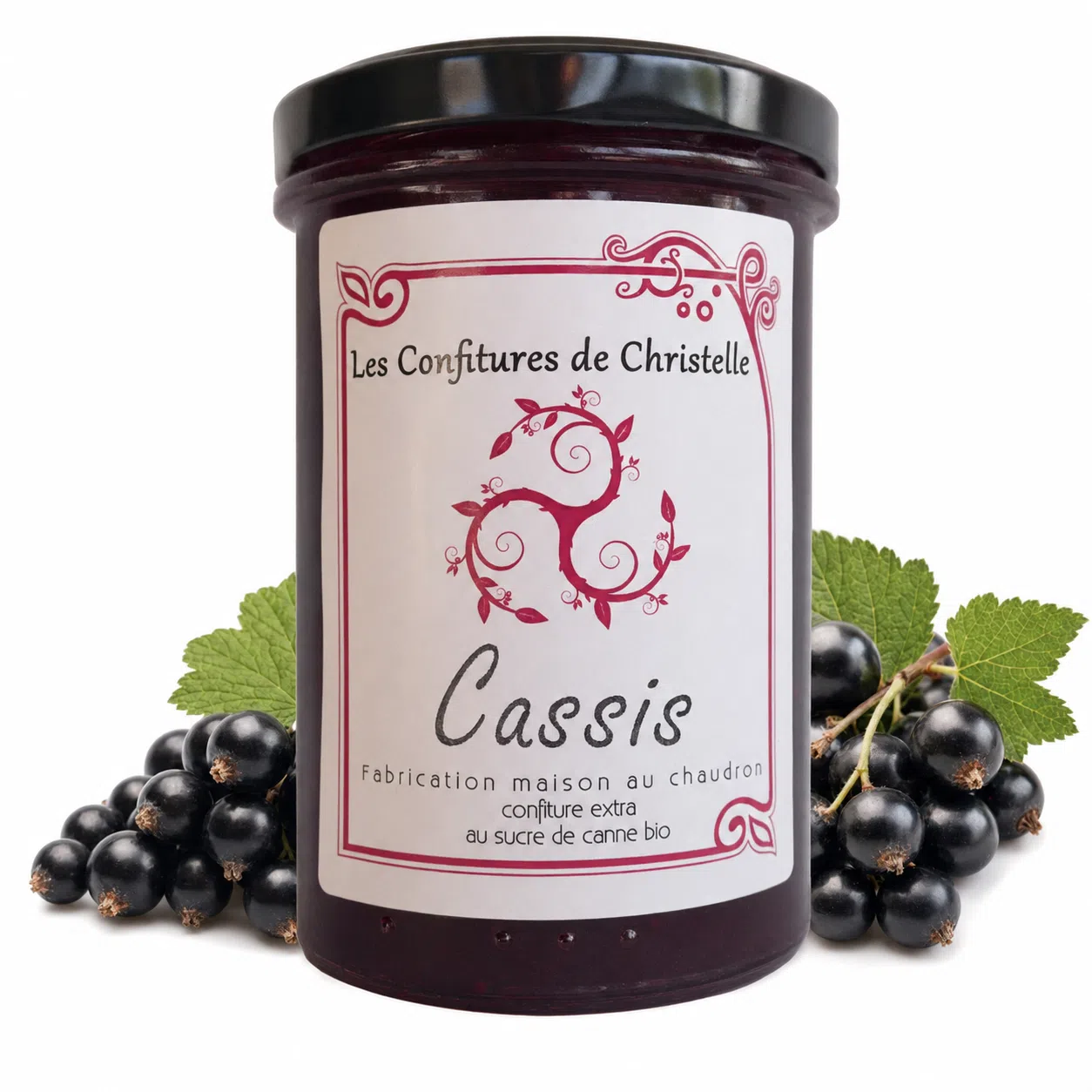 Confiture artisanale bio de Cassis